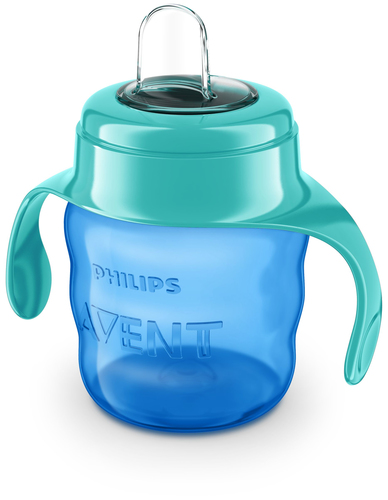 Avent - Lekvrije Beker 200ml 6M+ - Blue