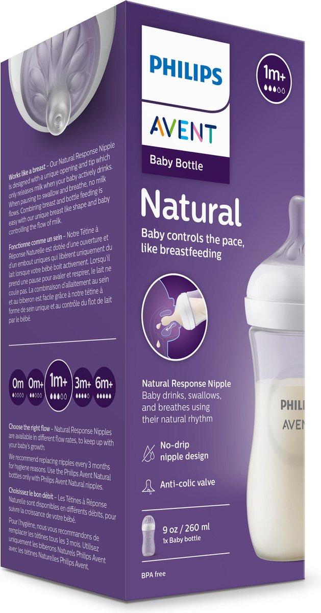 Avent - Natural Zuigfles 260ml