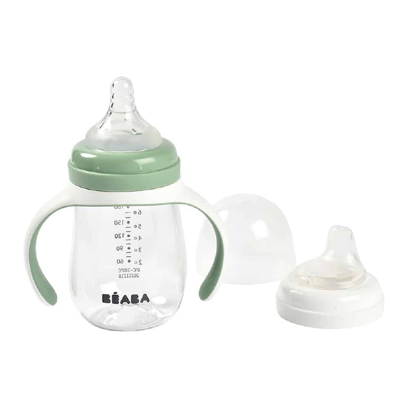 Béaba - Oefenbeker 2-in-1 210 ml Green