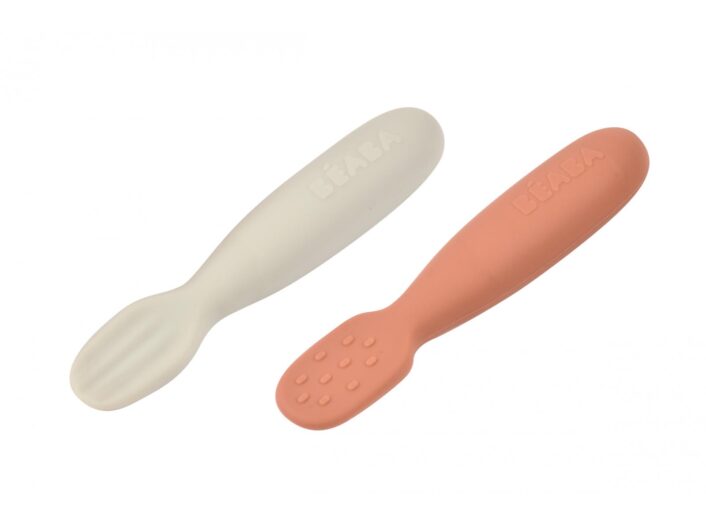 Béaba - Pre Spoons - Terracotta / Grey