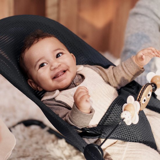 BabyBjorn - Speelboog voor Wipstoel - Ondeugende Oogjes - Zwart*Wit