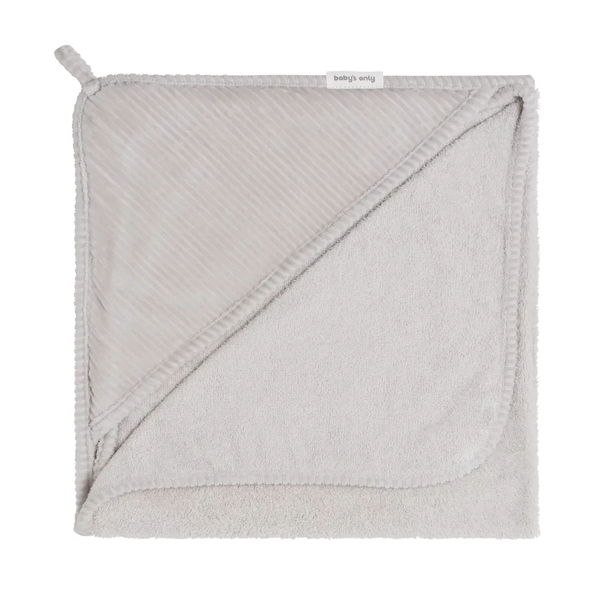 Baby's Only - Badcape Sense kiezelgrijs - 75x85