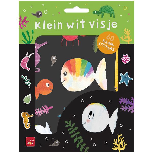 Clavis - Klein Wit Visje - Raamstickers