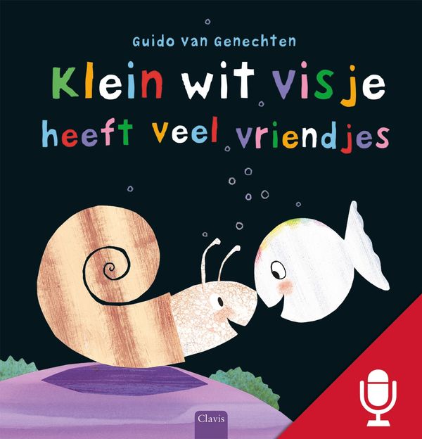Clavis - Klein wit visje heeft veel vriendjes