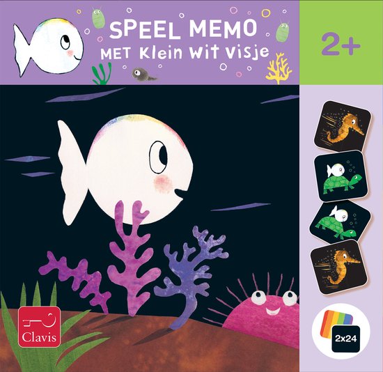 Clavis - Speel memo met Klein wit visje