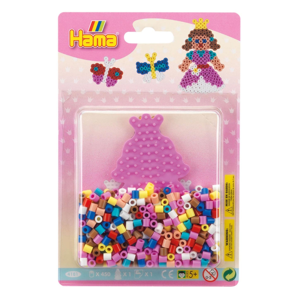 Hama - Strijkkralenset Prinses, 450st.