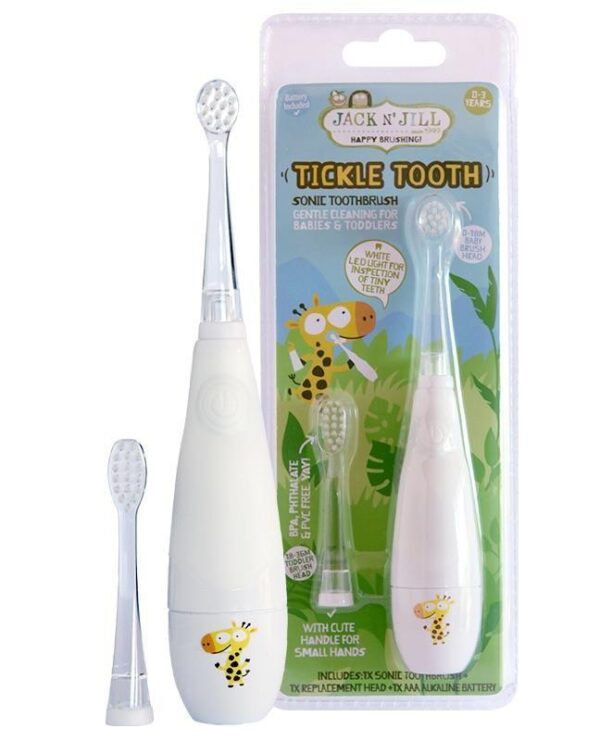 Jack N' Jill Organic Elektrische Tandenborstel 0-3jaar - Tickle Tooth
