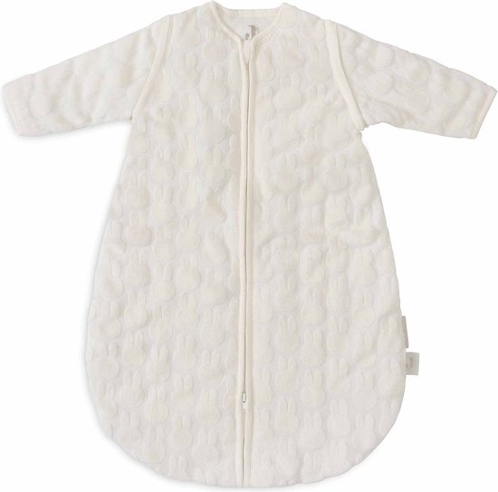 Jollein - Slaapzak met Afritsbare mouw rond - 60cm Miffy Jacquard Ivory