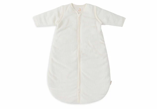 Jollein - Slaapzak met afritsbare mouw rond 90 cm - Rib Ivory