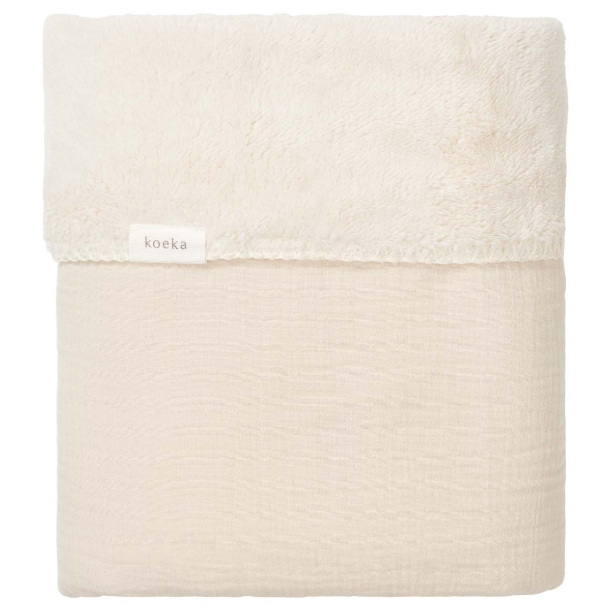 Koeka - Wiegdeken Teddy Faro warm white
