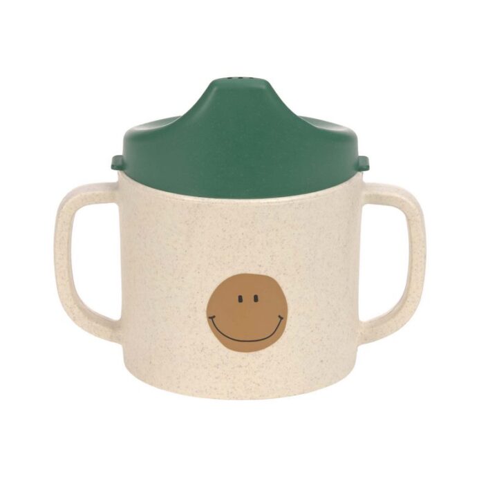Lassig - Sippy Cup - Happy Rascals Smile Green
