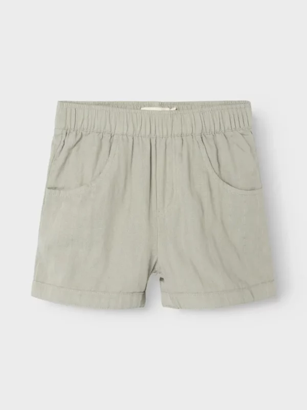 Lil Atelier - Mini Felix Loose Shorts - Forest Fog