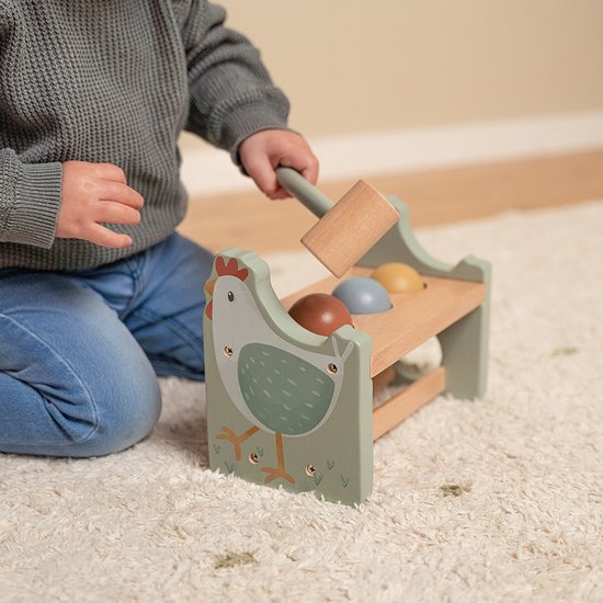 Little Dutch - Hamerbankje met ballen - Little Farm FSC