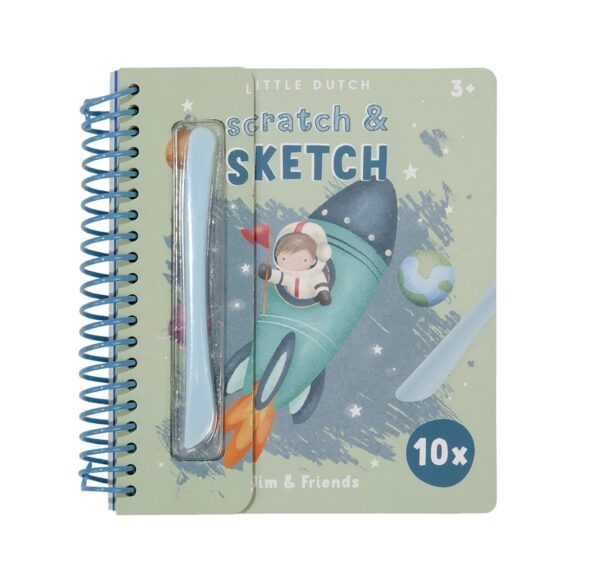 Little Dutch - Kras- en schetsboek Jim & Friends