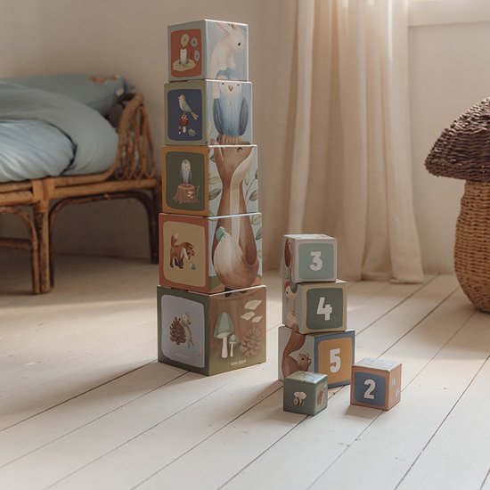 Little Dutch - Stapelblokken Forest Friends FSC