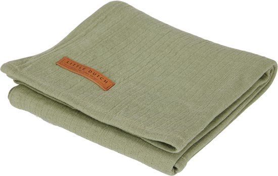 Little Dutch - Swaddle Doek Hydrofiel 120 x 120 Olive