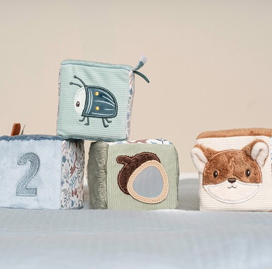 Little Dutch - Zachte Blokkenset - Forest Friends