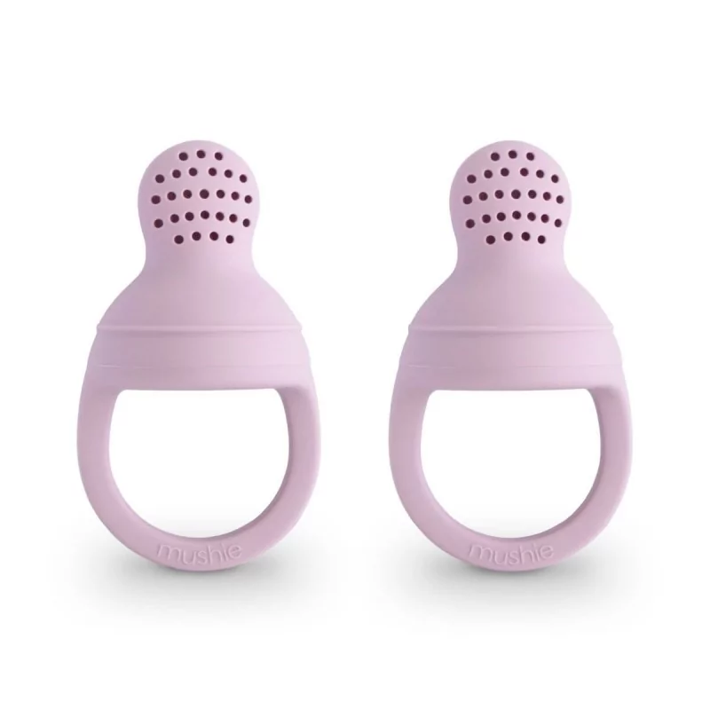 Mushie - Fresh Food Feeder Silicone Kleur Soft Lilac