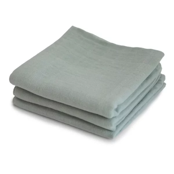 Mushie - Mousseline Doeken - 3 pack - Sage