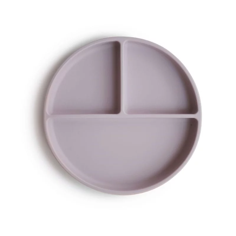Mushie - Silicone Plate - Soft Lilac