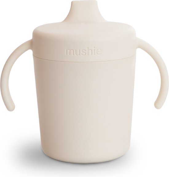 Mushie - Trainer Sippy Cup - Ivory