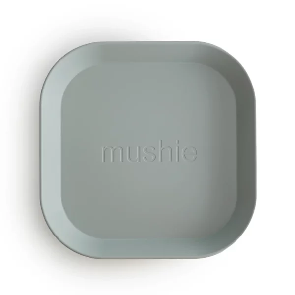 Mushie - Vierkante Serviesborden, Set van 2