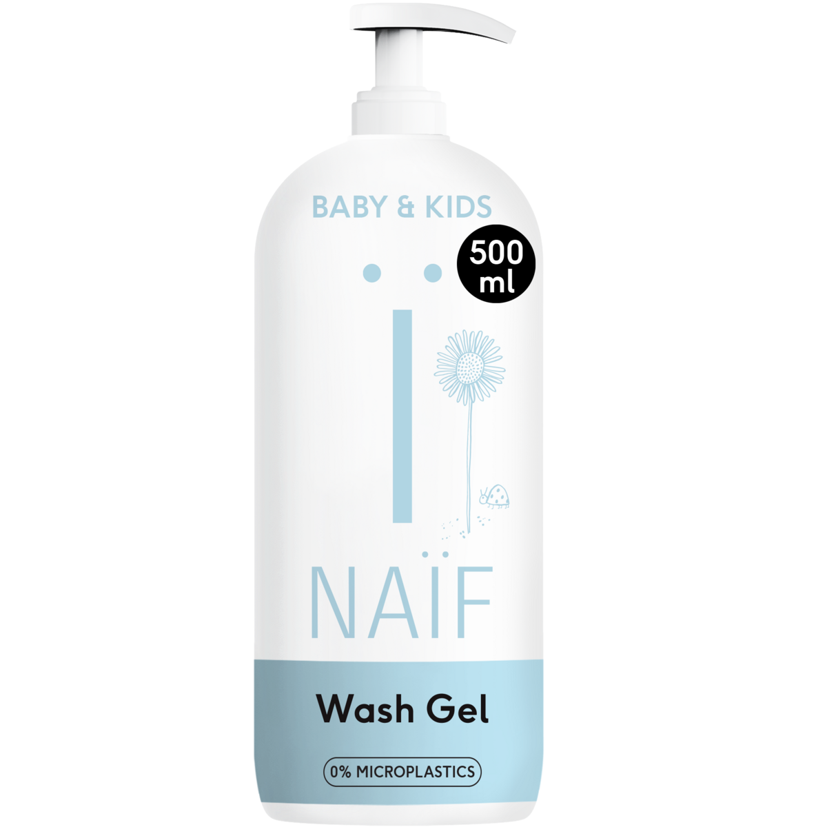 Naif - Reinigende Wasgel voor Baby & Kids 500ml