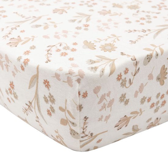 Jollein - Hoeslaken Jersey 40/50x80/90cm - Bloomy
