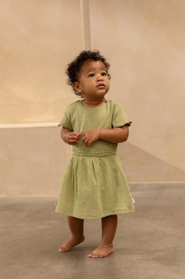 Noppies - Girls Dress Monana Short Sleeve - Sage