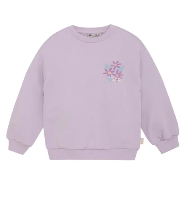 Daily 7 - Sweater Flower BackPrint - Dusty Lilac