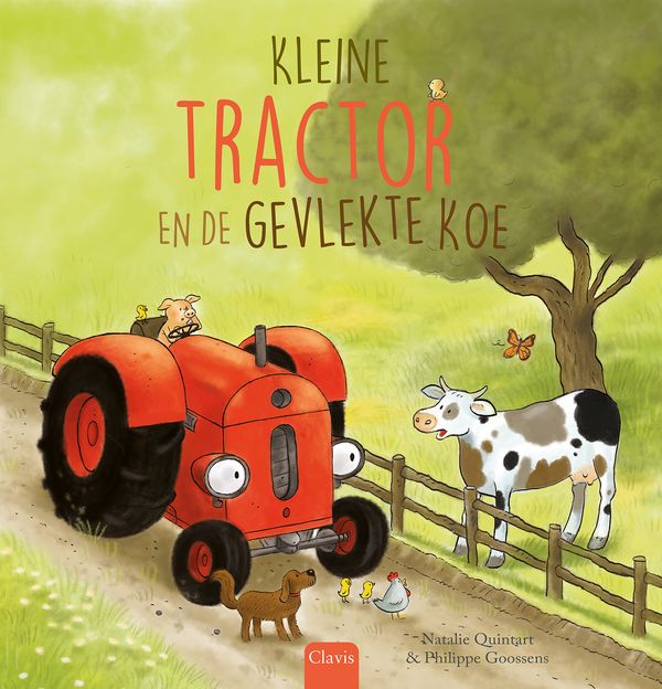 Clavis - kleine tractor en de gevlekte koe