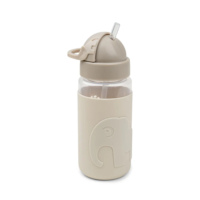 Done By Deer - Easy Grip Straw Bottle 350ml - Elphee Sand