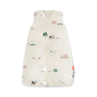 Done by Deer - Sleepy bag TOG 1.0 Tiny farm Sand 90 cm