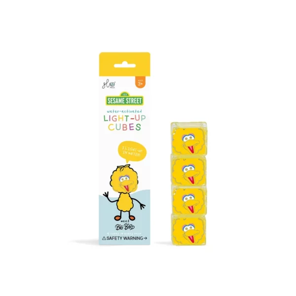 Glo Pals - Light Up Cubes 4 stuks - Bigbird