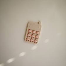 Mushie - Cell Phone Toy - Blush