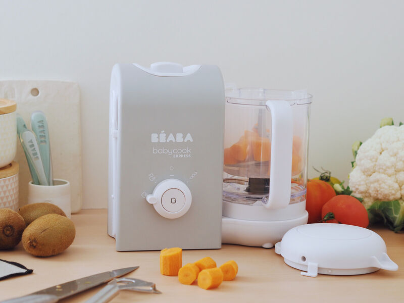 Béaba - Stoomkoker-mixer Babycook® Express Velvet Grey