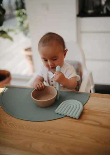 Mushie - Silicone Bowl Blush
