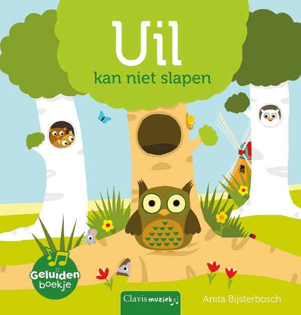 Clavis - Geluidenboekje - Uil kan niet slapen