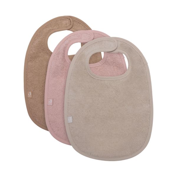 Jollein - Slab Badstof - Wild Rose*Nougat*Biscuit - 3 Stuks