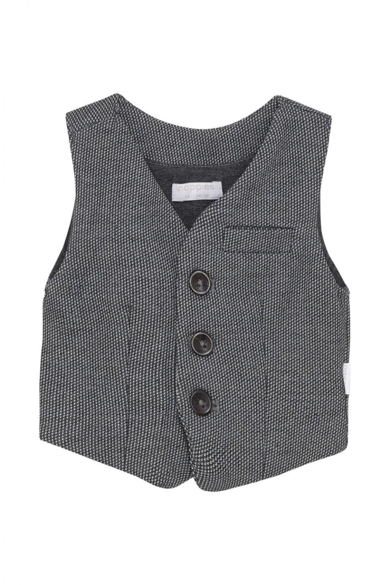 Noppies - Gilet Stratmoor - Dark Grey Melange