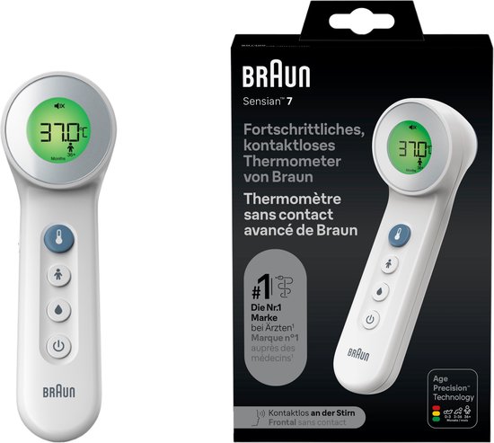 Braun - BNT400WE Age Precision Voorhoofdthermometer Wit
