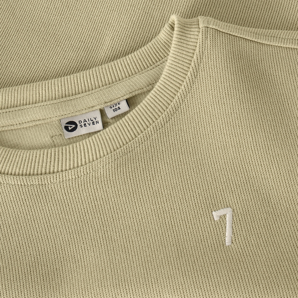 Daily 7 - Oversized Sweater Tape - Pale Olive Green