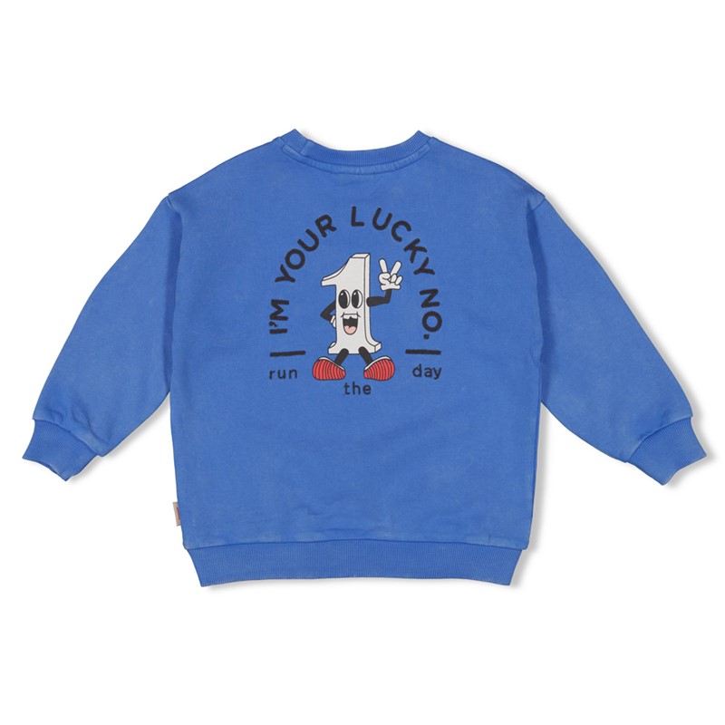 Sturdy - Sweater oversized Run the Day 015 Blauw