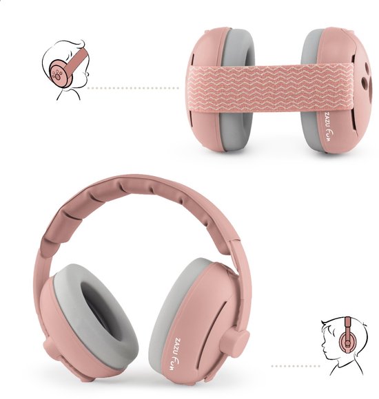 ZAZU - Earmuffs Baby & Junior - Pink