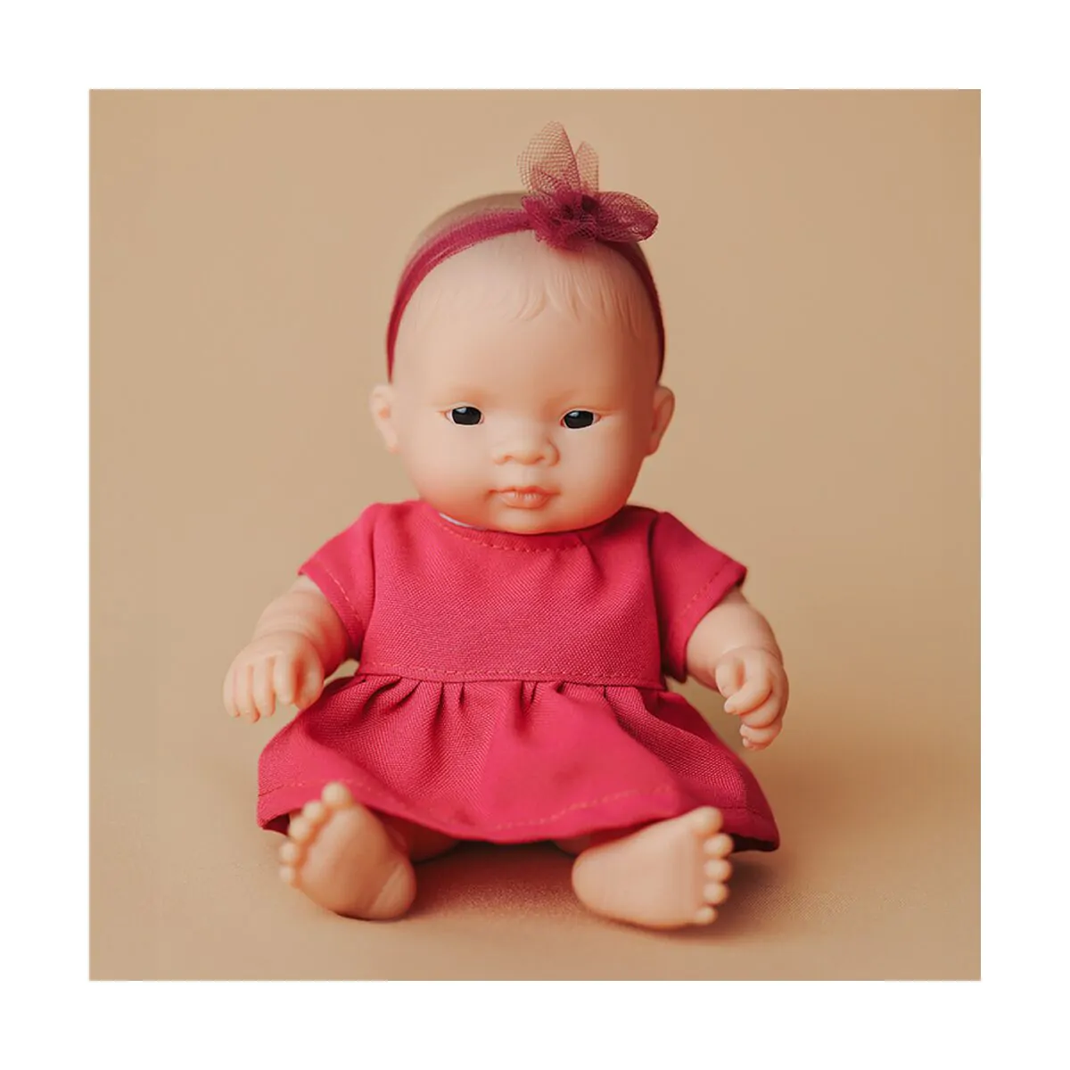 Miniland - My Friends & Me - Aziatische babypop 21 cm - Meisje