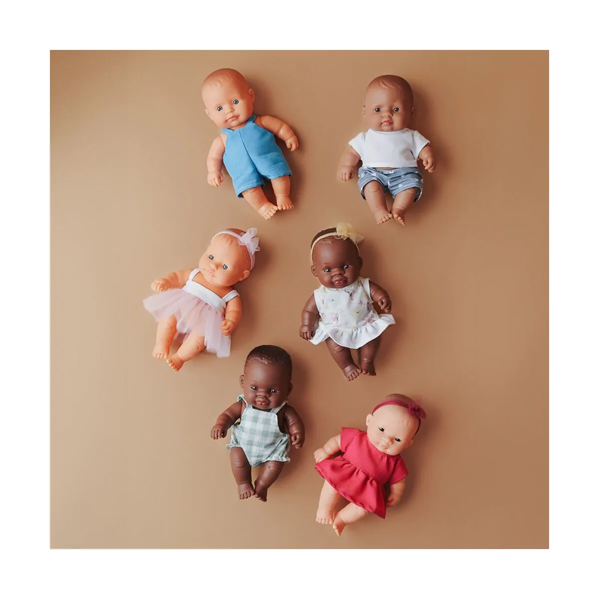 Miniland - My Friends & Me - Aziatische babypop 21 cm - Meisje