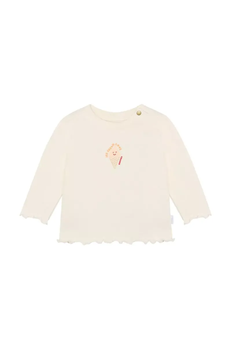 Noppies - Longsleeve - backprint - Egret