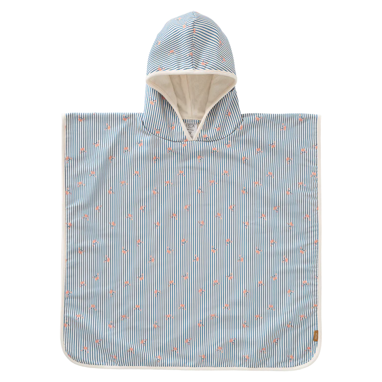 Fresk - UV Poncho Stripes & Crabs