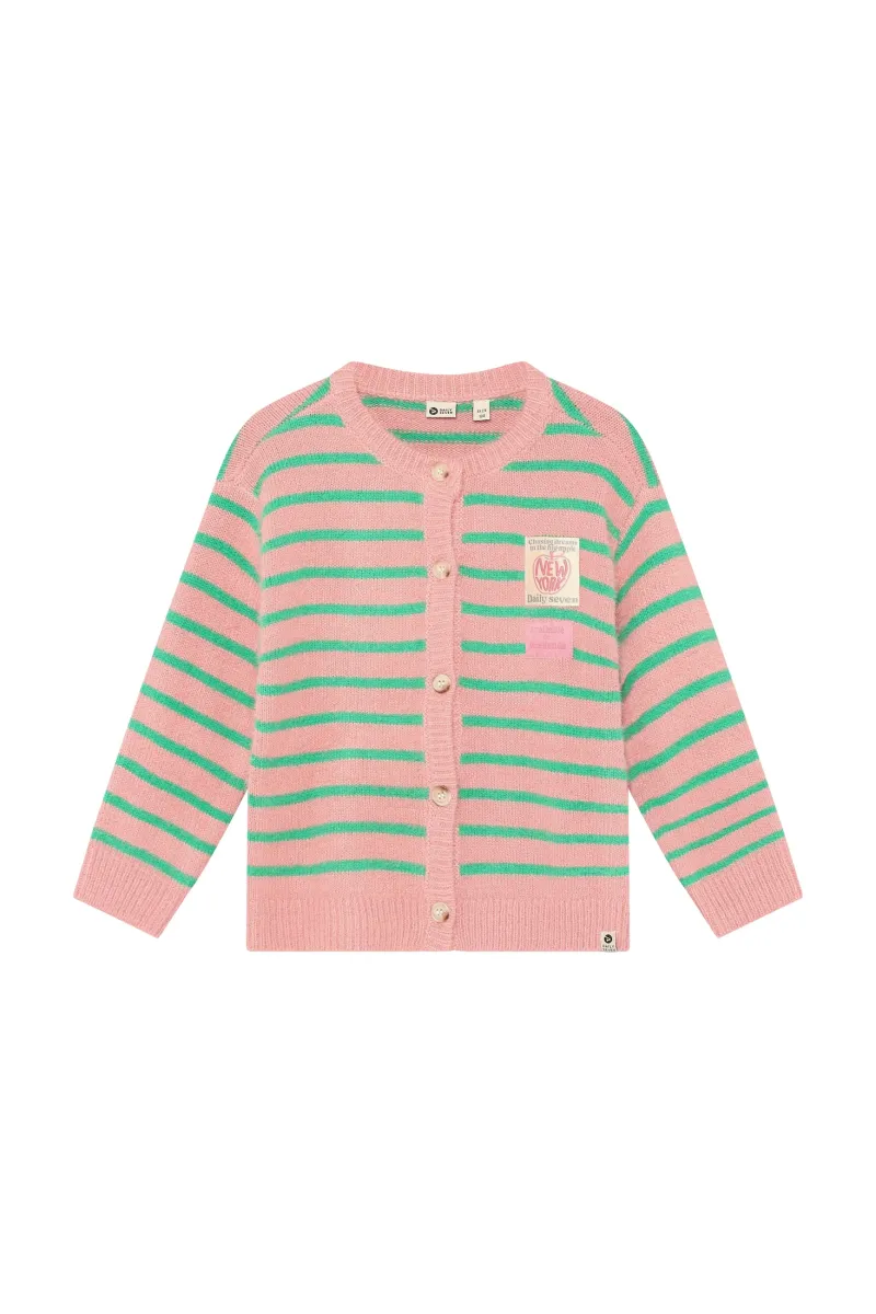 Daily 7 - Vest Striped - Lilas
