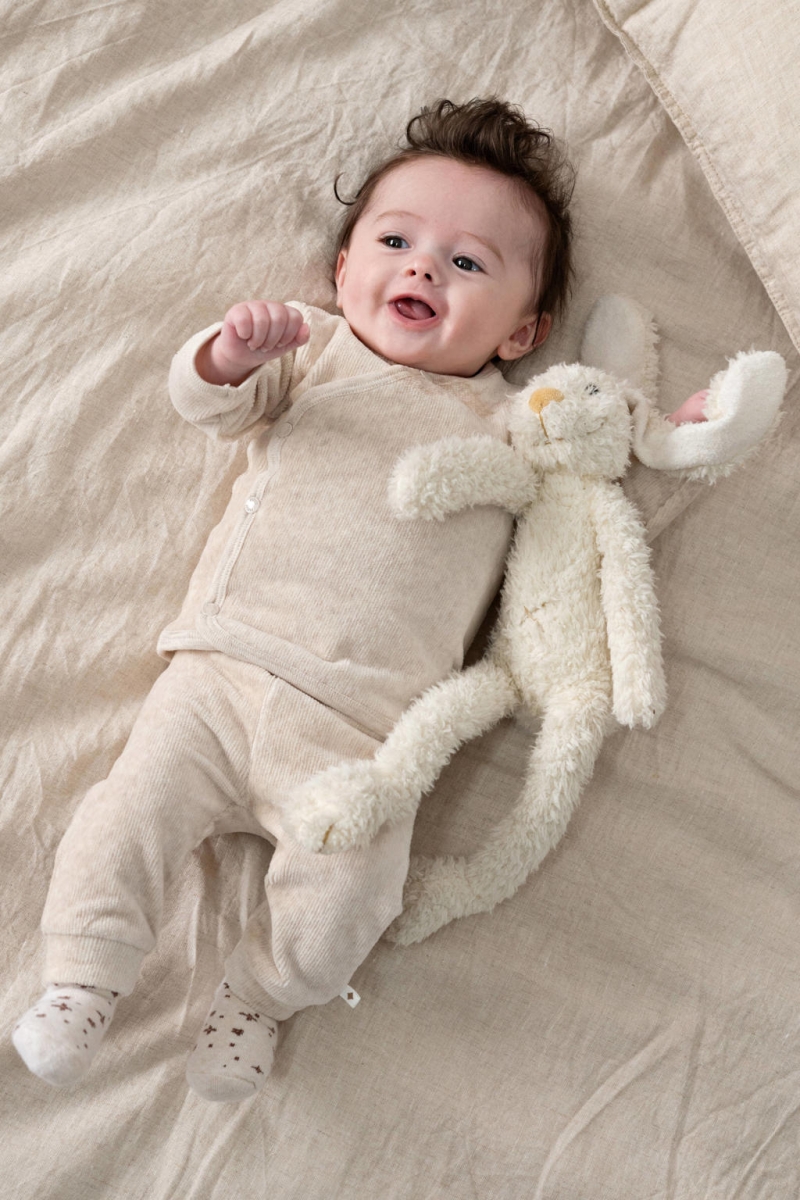 Feetje - Broek Velours Rib - The Cuddle Company - Taupe Melange